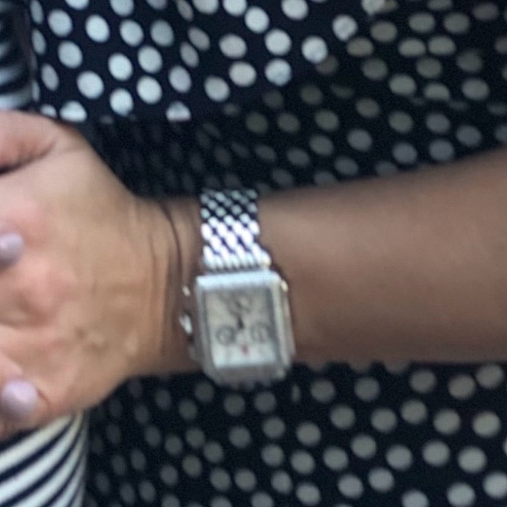 Michele Silver Chronograph woman’s Watch - Picture 3 of 4